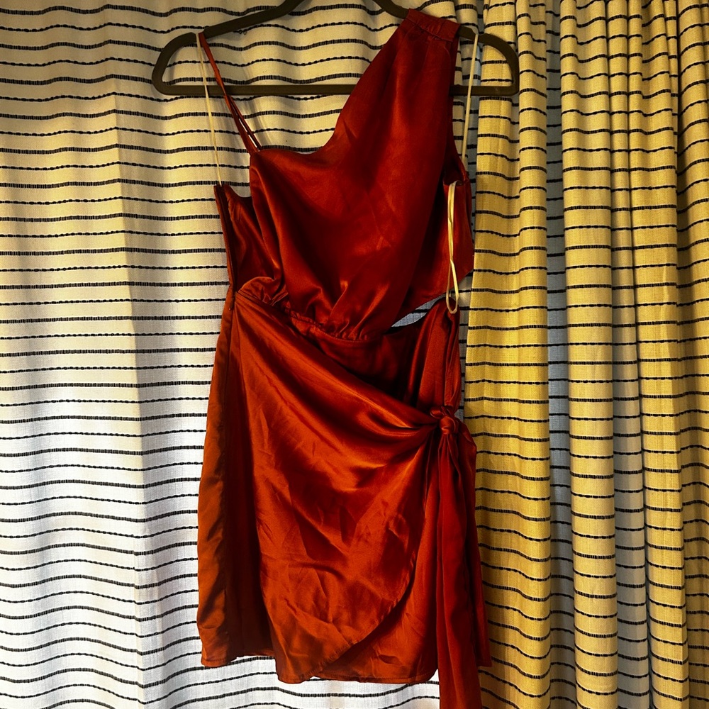 Orange gameday dress